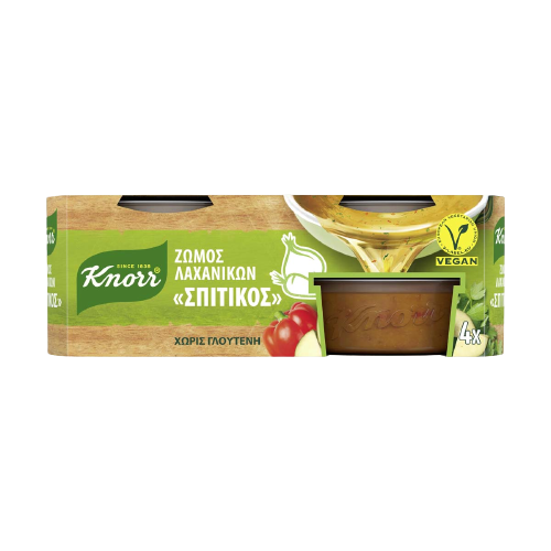 Knorr Σπιτικός Ζωμός Λαχανικών 4x28gr (112gr)