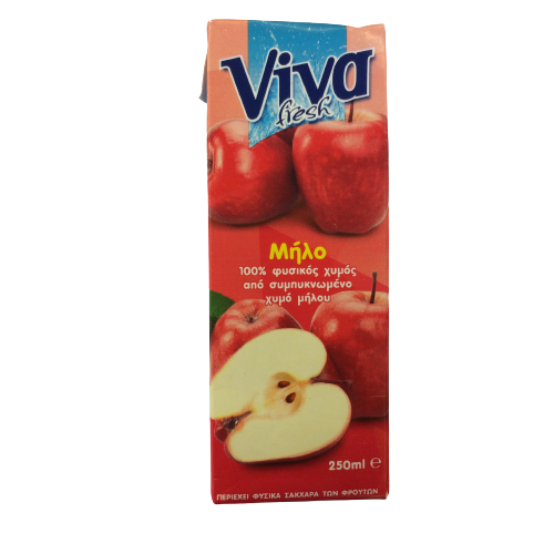 Viva 100 Φυσικός Χυμός Μήλο 250ml