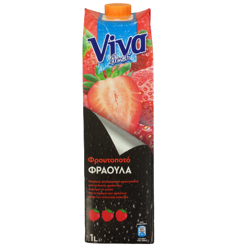 Viva Χυμός Φράουλα 1lt 1
