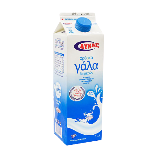 Φρέσκο Γάλα Πλήρες 1lt