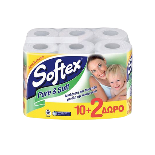 Softex Pure Soft 2φυλλο 102 Δώρο