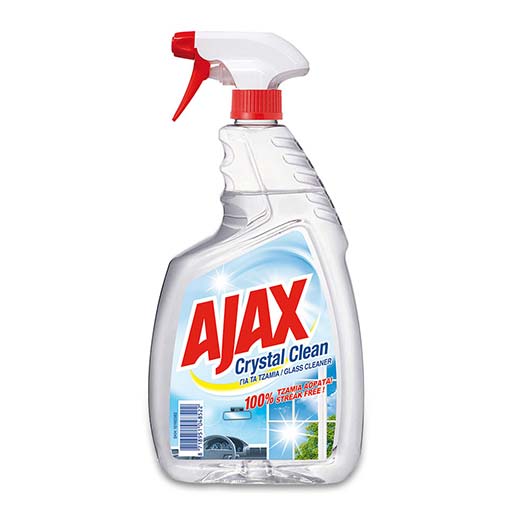 Ajax Τζαμιών Crystal Clean Αντλία 750ml
