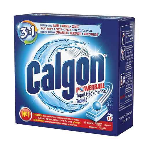 Calgon Αποσκληρυντικό Πλυντηρίου 15τεμ