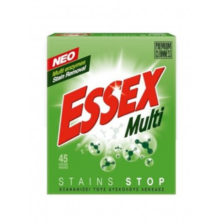 Essex Multi Stains Stop Απορρυπαντικό Ρούχων 45 Μεζούρες 2,25kg