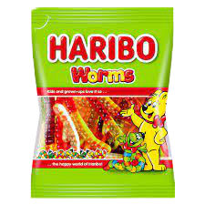 Haribo Worms 100gr
