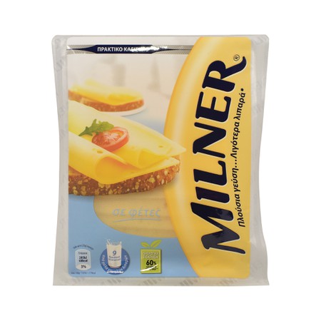Milner Κίτρινο Τυρί Σε Φέτες 175gr