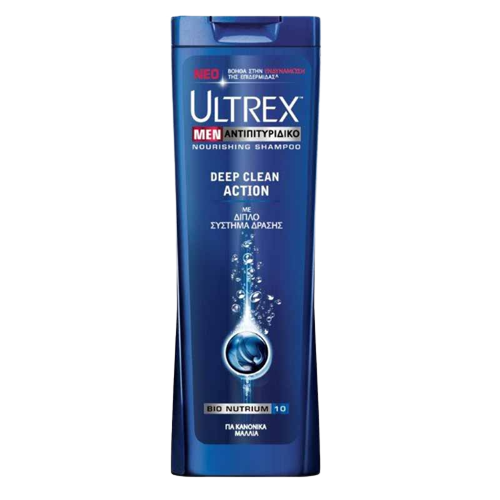Ultrex Men Σαμπουάν Classic Action  Για Όλους Τους Τύπους Μαλλιών 360ml