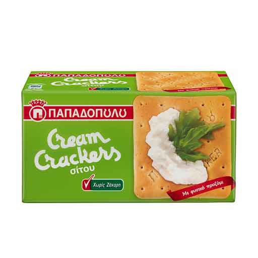 Cream Crackers Χωρίς Ζάχαρη 165gr