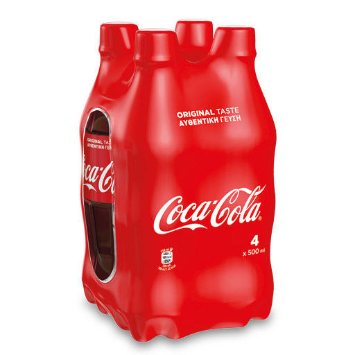 Coca Cola Μπουκάλι 4x500ml