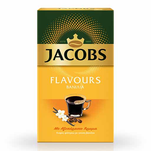 Jacobs Flavours Καφές Φίλτρου Βανίλια 250gr