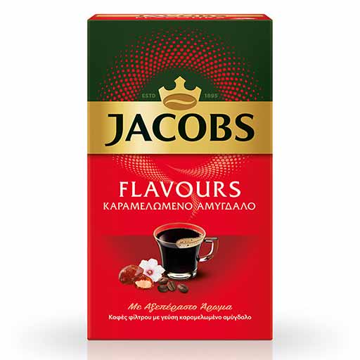 Jacobs Flavours Καφές Φίλτρου Καραμελωμένο Αμύγδαλο 250gr