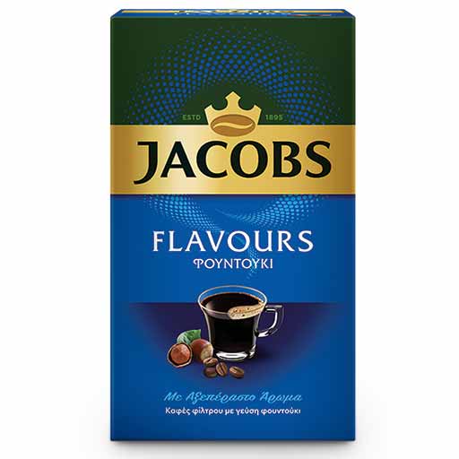 Jacobs Flavours Καφές Φίλτρου Φουντούκι 250gr