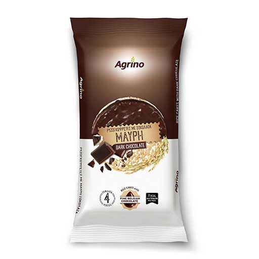 Agrino Ρυζογκογρέτες Με Μαύρη Σοκολάτα Χωρίς Γλουτένη 60gr