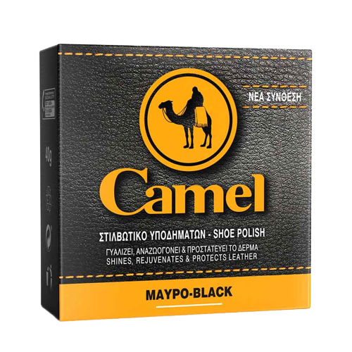 Camel Βερνίκι Πάστα Υποδημάτων Μαύρο 40gr