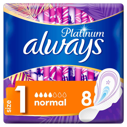 Always Platinum Ultra Normal Plus No1 8τμχ