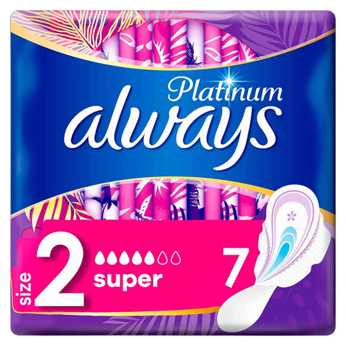Always Platinum Ultra Super Plus No2 7τμχ