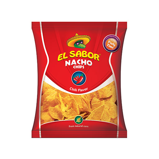El Sabor Nacho Chips Chilli 225gr