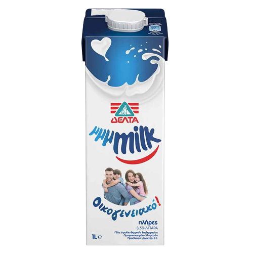 Δέλτα μμμmilk Γάλα Οικογενειακό 3,5% 1lt