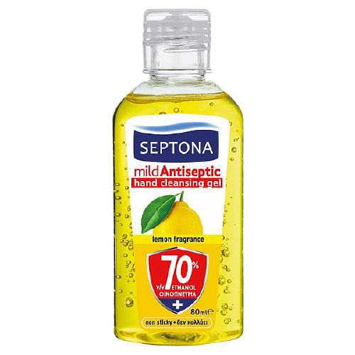 Septona Υγρό Αντισηπτικό Λεμόνι 80ml