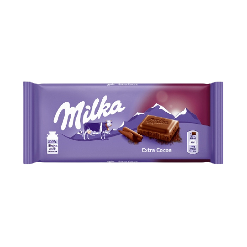 Milka Σοκόλατα Extra Kakao 100gr