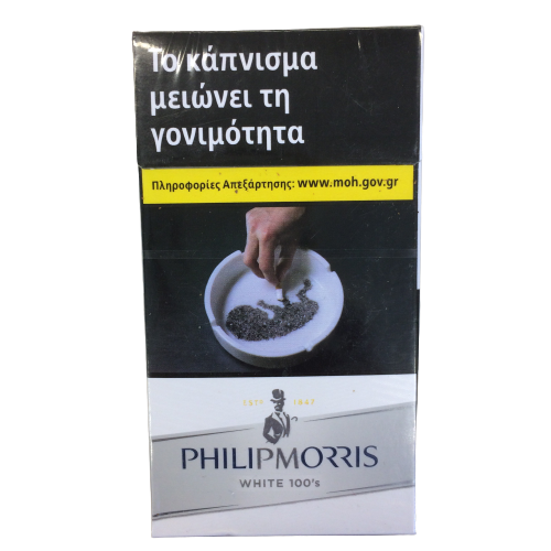 Philip Morris white 100's 20τμχ
