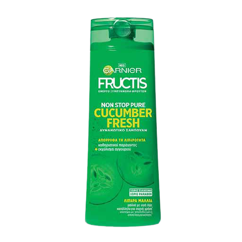 Garnier Fructis Cucumber Fresh Σαμπουάν Για Λιπαρά Μαλλιά 400ml