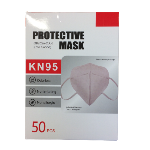 Μάσκα Προστασίας Protective Mask Μαύρη ΚΝ95 50τμχ