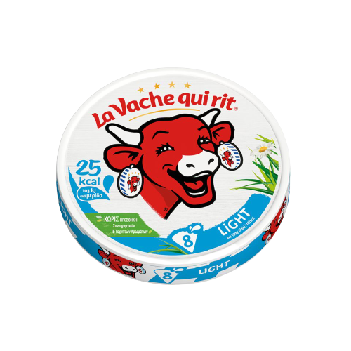 La Vache qui rit Τηγμένο Τυρί Light 8 Μερίδες 133g