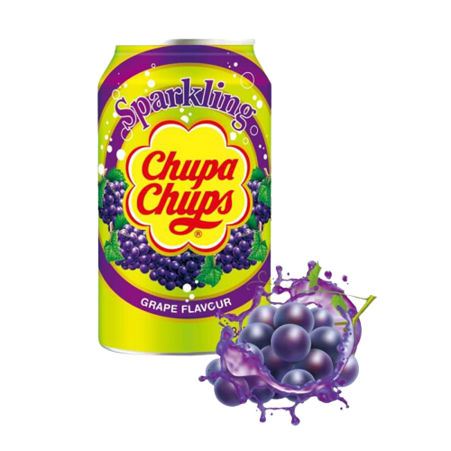 Chupa Chups Sparkling Σταφύλι 345ml