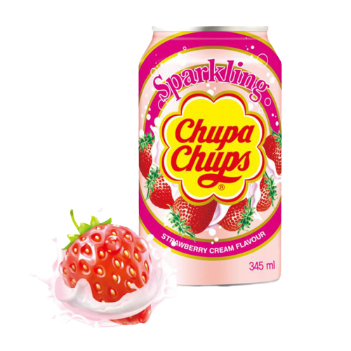 Chupa Chups Sparkling Φράουλα 345ml