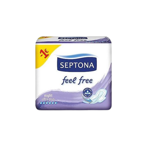 Septona Σερβιέτα Ultra Night Plus 8τμχ 1€