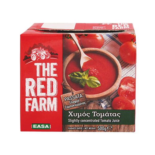 The Red Farm Ελαφρά Συμπυκνωμένος Χυμός Τομάτας 500gr