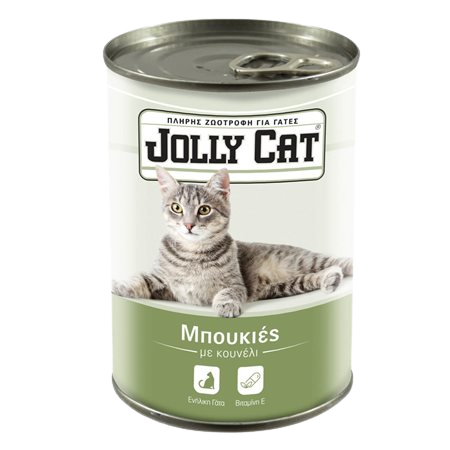 Jolly Cat Τροφή Γάτας Μπουκιές Με Κουνέλι 400gr