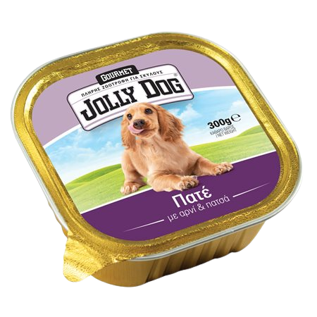 Jolly Dog Τροφή Σκύλου Πατέ Με Αρνί & Πατσά 300g