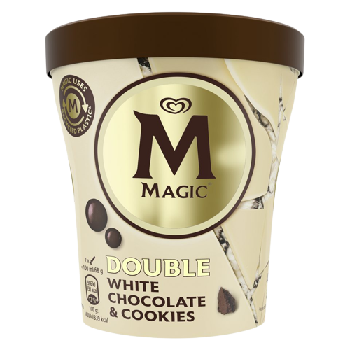 Magic Παγωτό White Chocolate & Cookies  Κύπελλο 440ml