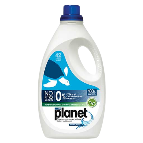Planet Υγρό Απορρυπαντικό Πλυντηρίου Ρούχων 42μεζούρες 21Lt