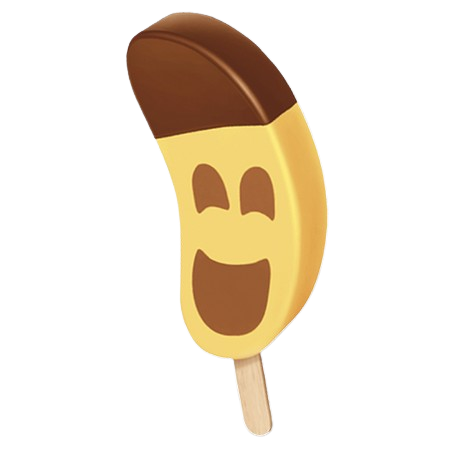 Έβγα Παγωτό Ξυλάκι με Γεύση Μπανάνα & Σοκολάτα 80ml