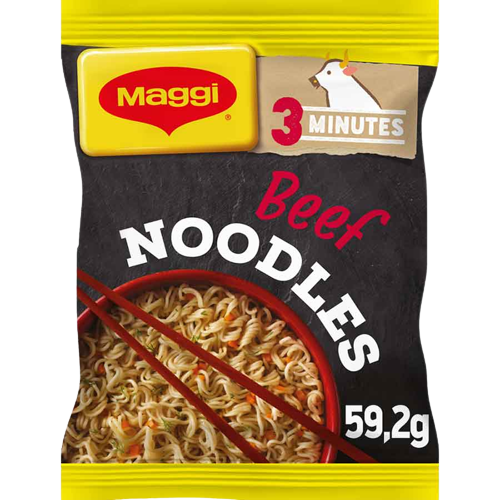 Maggi Noodles Βοδινό 59,2gr
